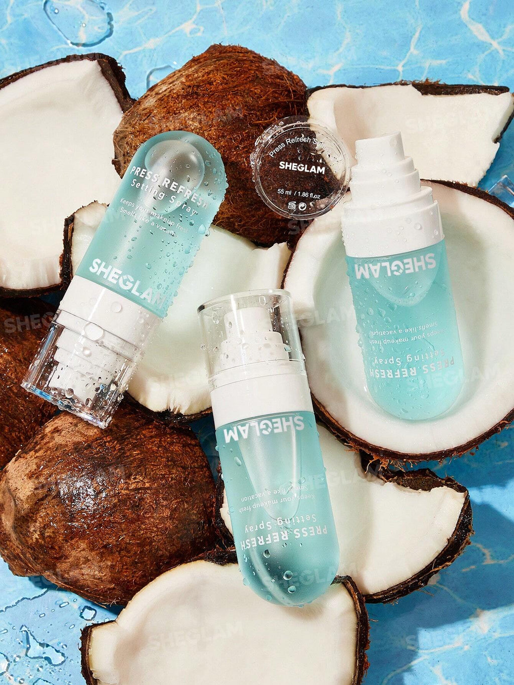 Press Refresh Setting Spray