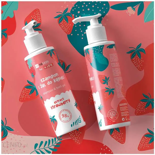 Kids Shampoo and Bath Gel Strawberry, 280ml