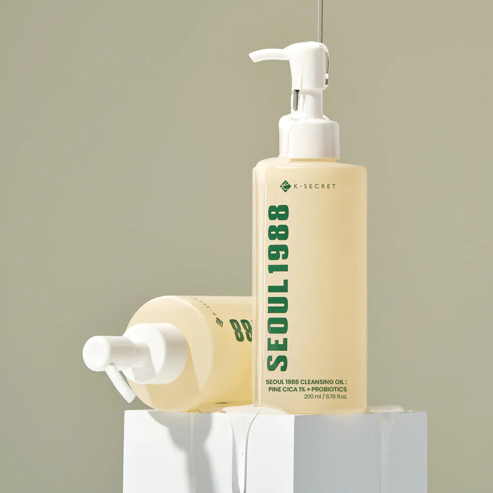 Seoul 1988 Cleansing Oil: Pine Cica 1% + Probiotics, 200ml