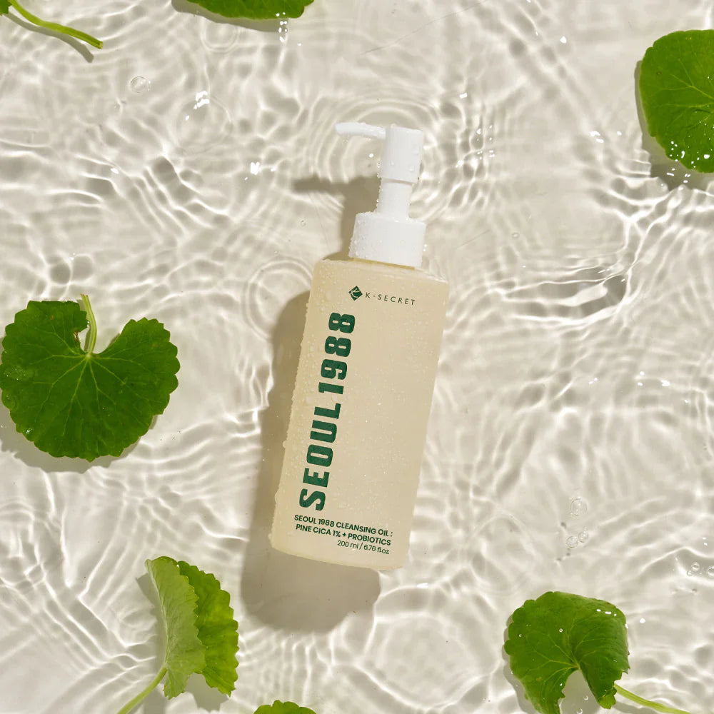 Seoul 1988 Cleansing Oil: Pine Cica 1% + Probiotics, 200ml