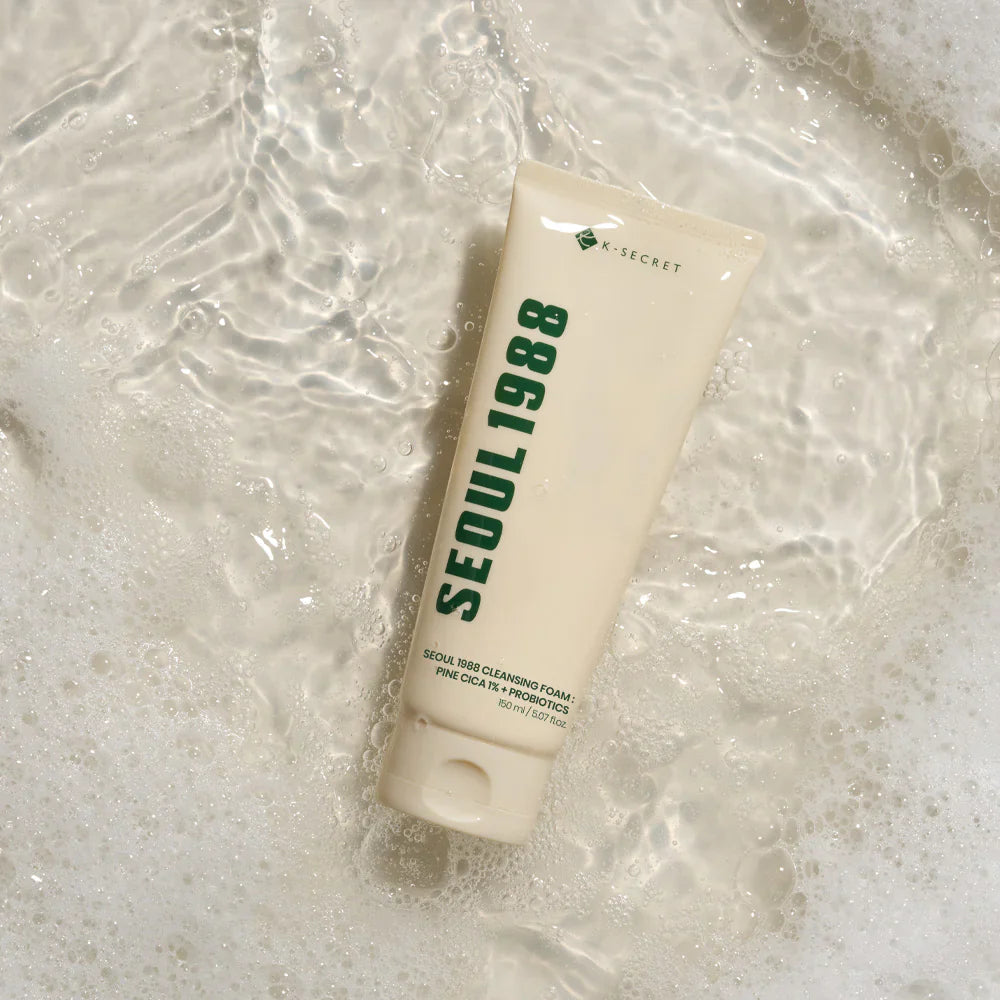 Seoul 1988 Cleansing Foam — Pine Cica 1% + Probiotics, 150ml