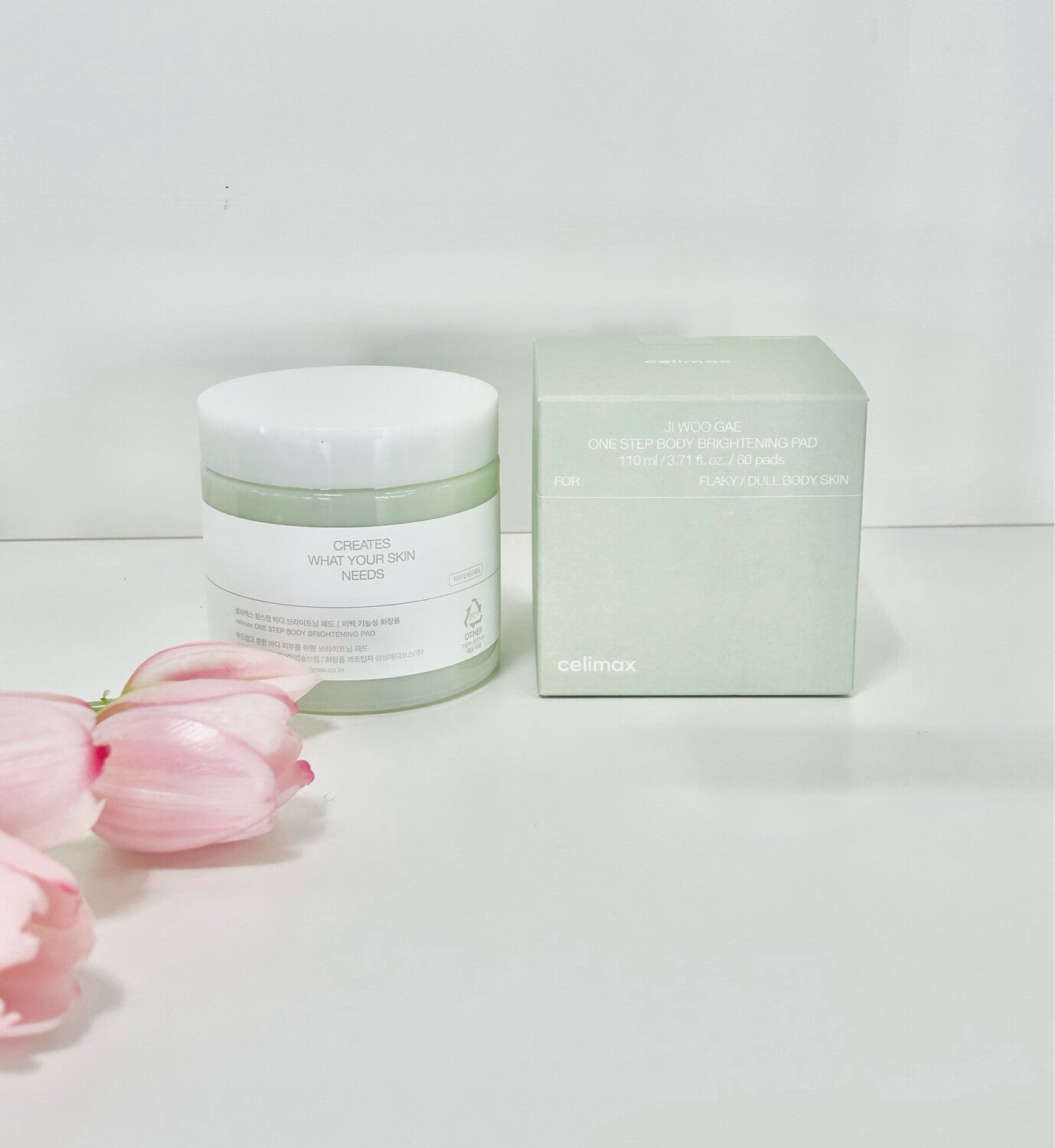 Ji Woo Gae One Step Body Brightening Pad, 60 pads