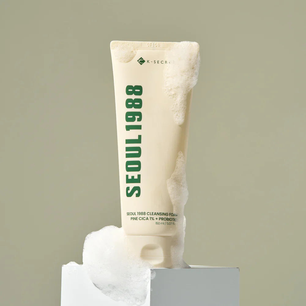 Seoul 1988 Cleansing Foam — Pine Cica 1% + Probiotics, 150ml