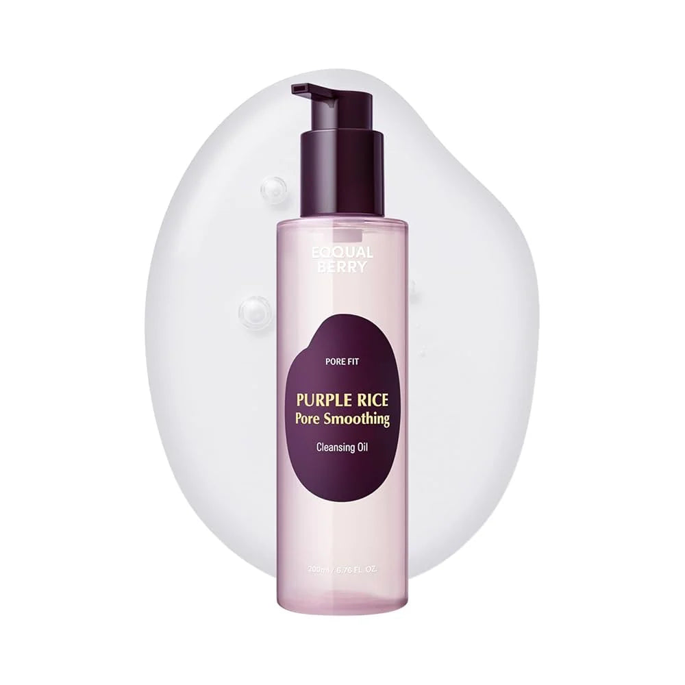 Purple Rice Pore Smoothing Cleansing Oil, 200ml (EQQUALBERRY)