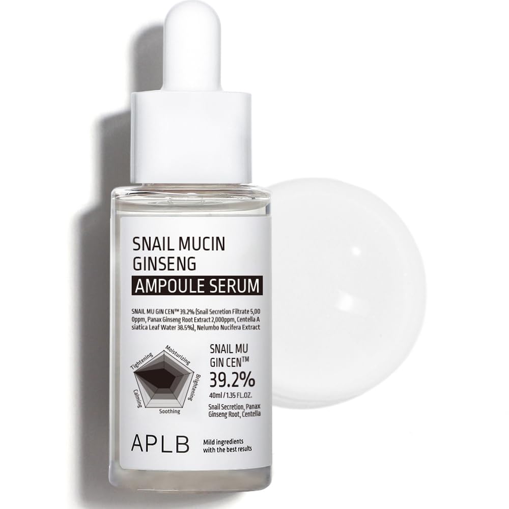 Snail Mucin Ginseng Ampoule Serum, 40ml