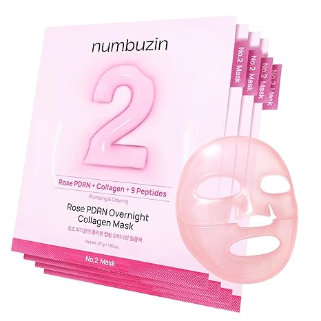 No.2 Rose PDRN Overnight Collagen Mask (4EA)