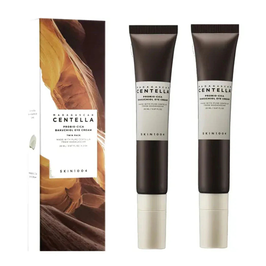 Madagascar Centella Probio-Cica Bakuchiol Eye Cream, 20ml twin pack