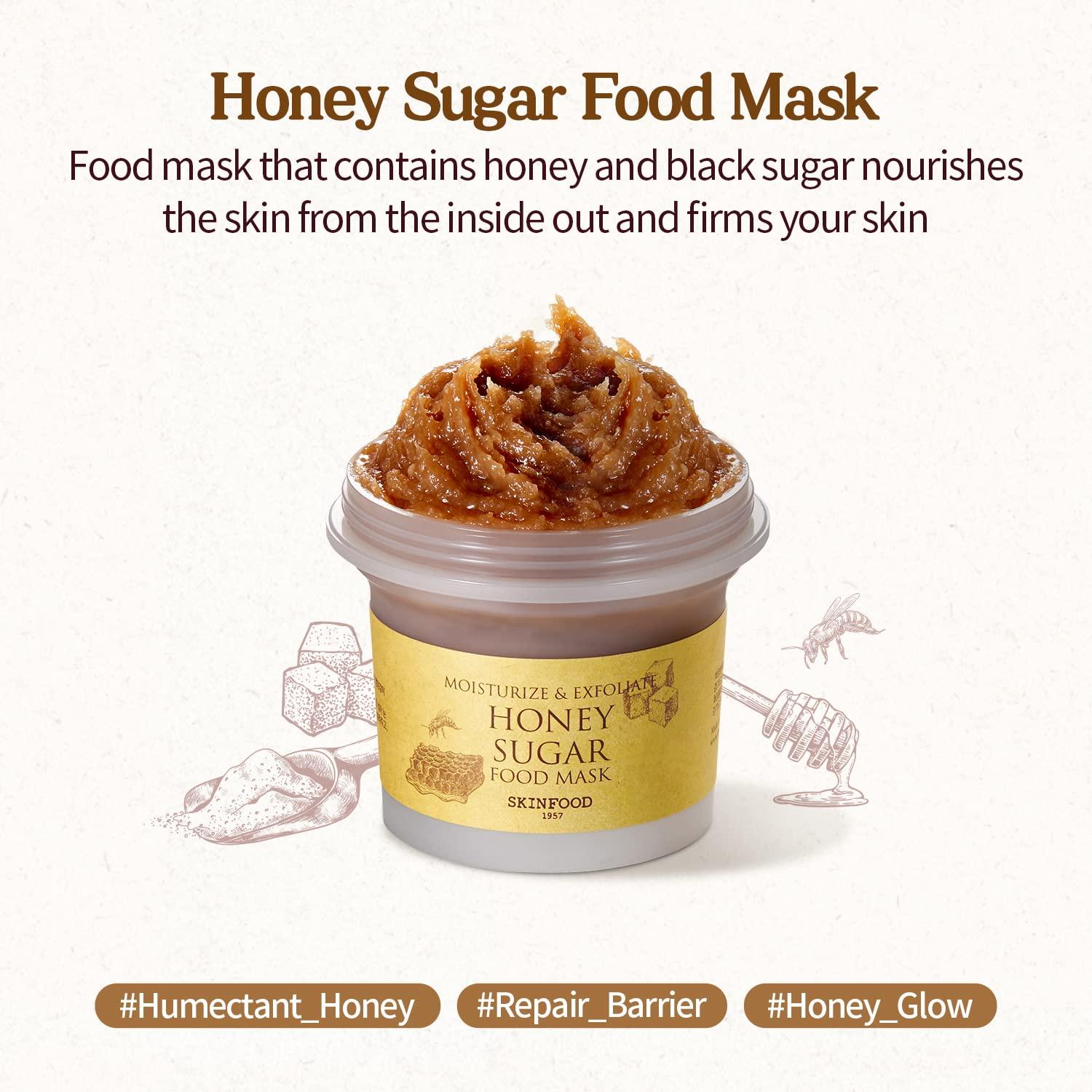 Honey Sugar Food Mask, 120g
