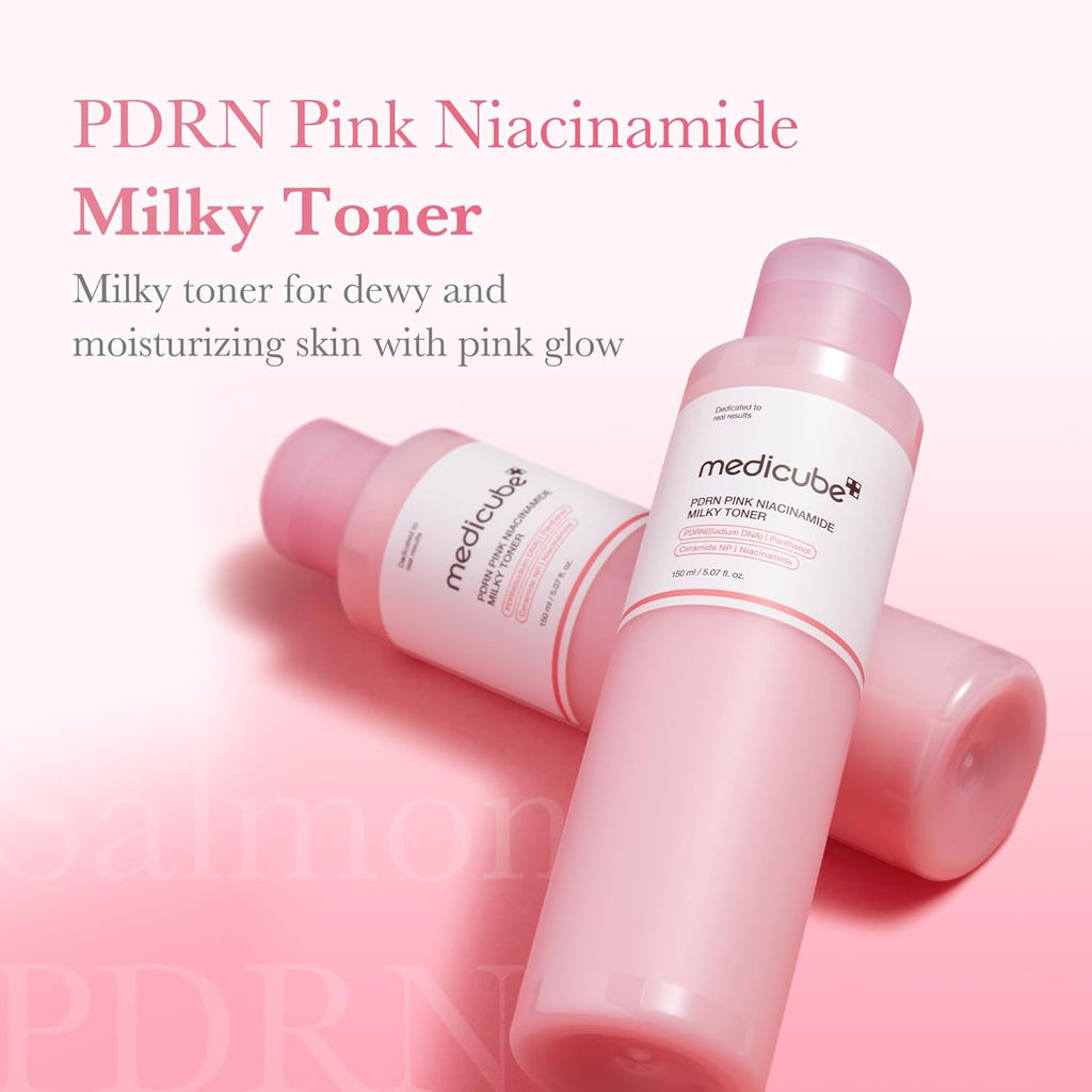 PDRN Pink Niacinamide Milky Toner, 150ml