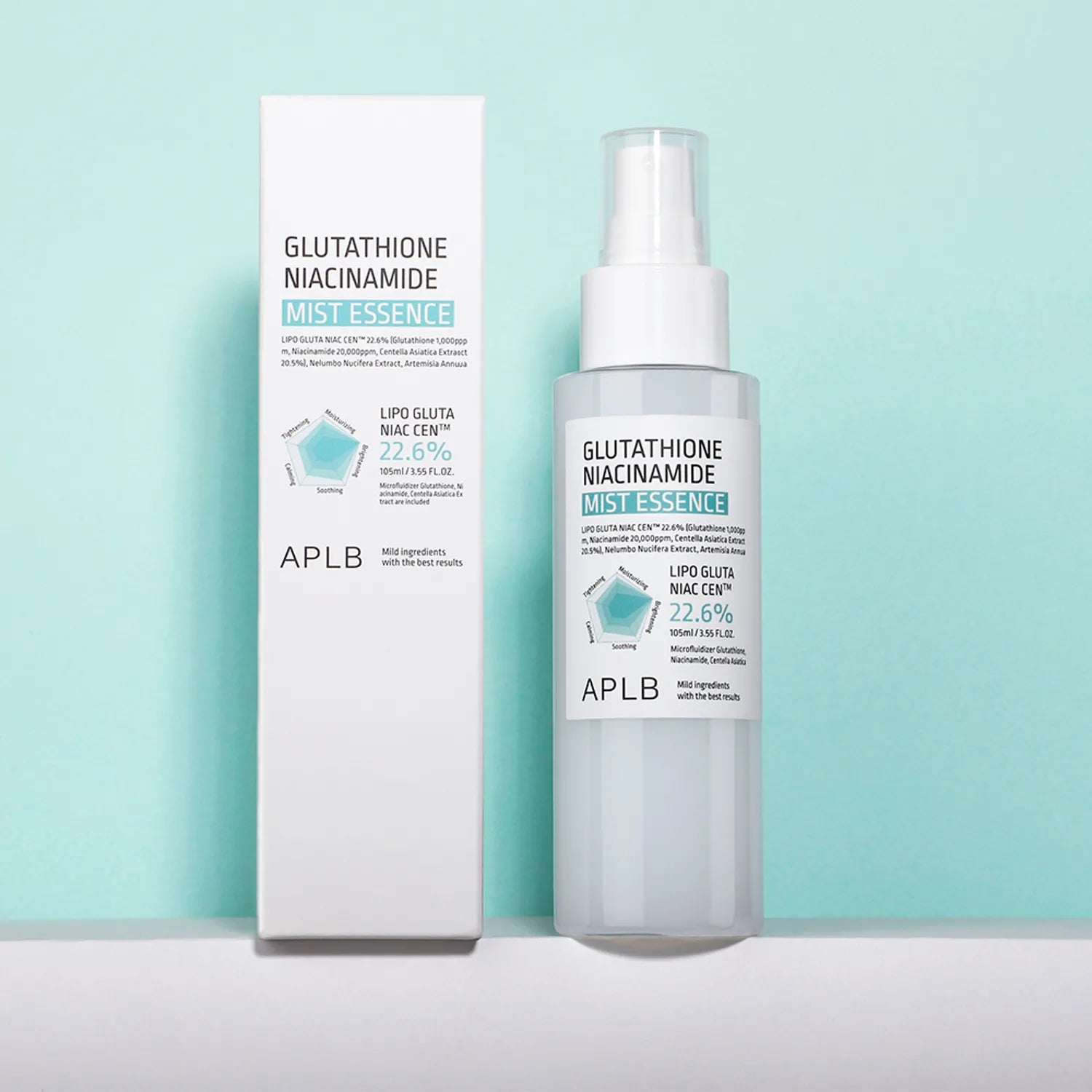 Glutathione Niacinamide Mist Essence, 105ml