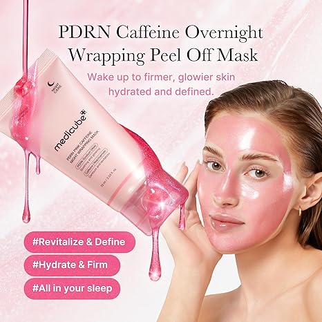 PDRN PINK CAFFEINE NIGHT WRAPPING MASK 75ML
