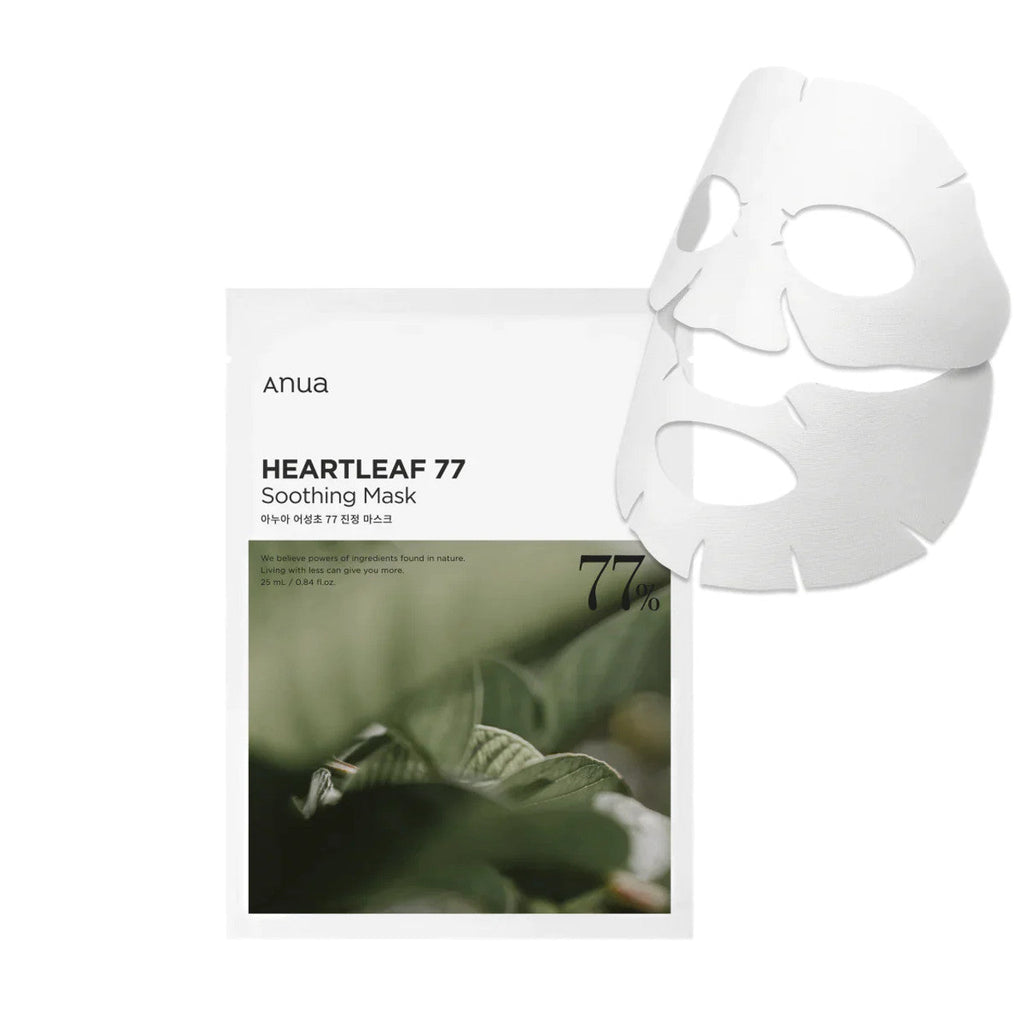 Heartleaf 77% Soothing Sheet Mask, 25ml