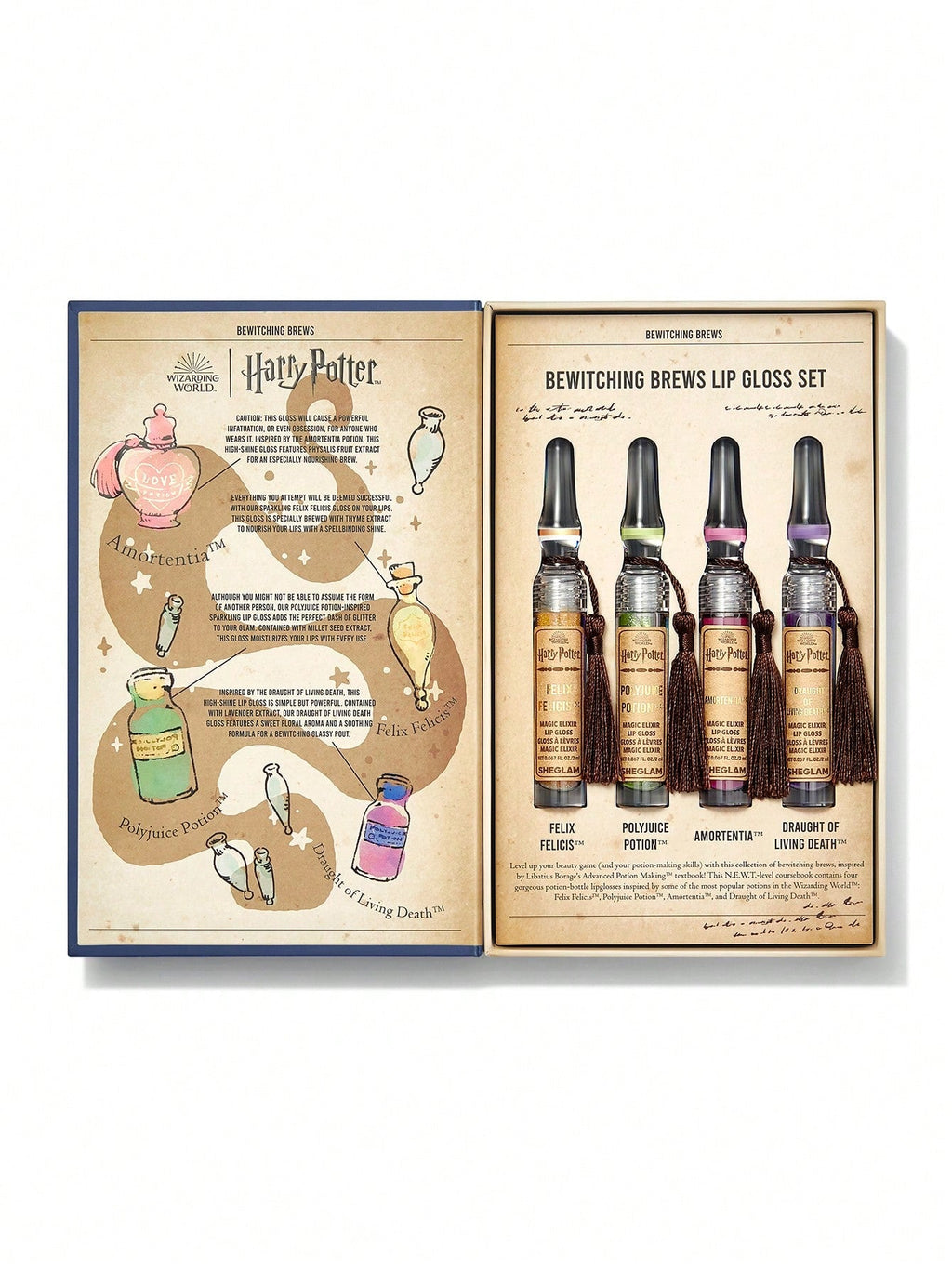 Harry Potter™ X SHEGLAM Harry Potter™ Bewitching Brews Lip Gloss Set-Multicolor