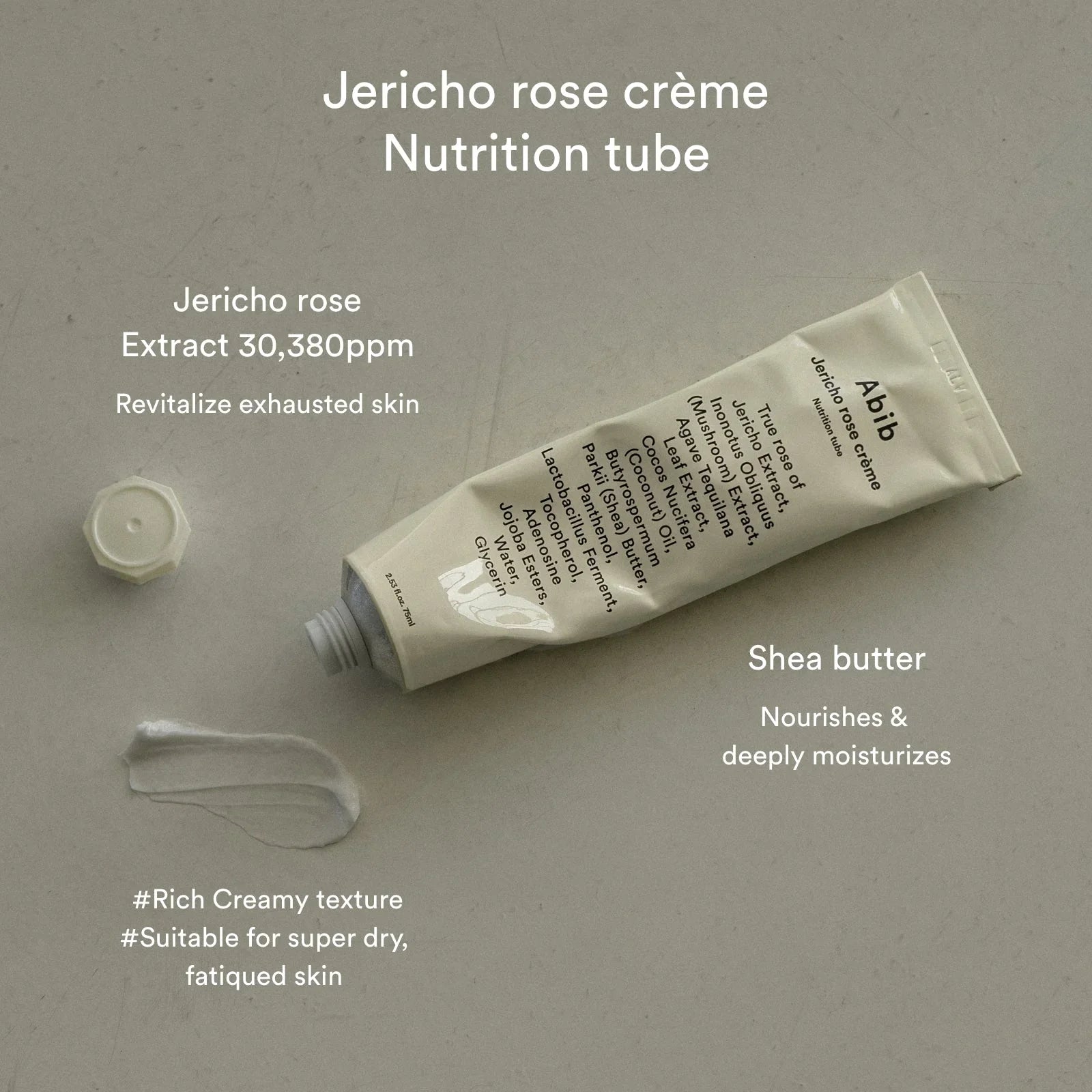 Jericho Rose Crème Nutrition Tube, 75ml
