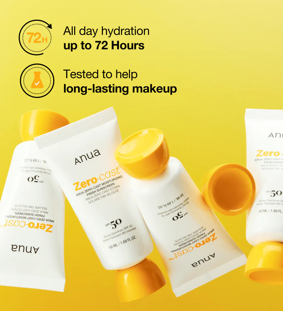 Zero-Cast Moisturizing Finish Sunscreen, 50ml