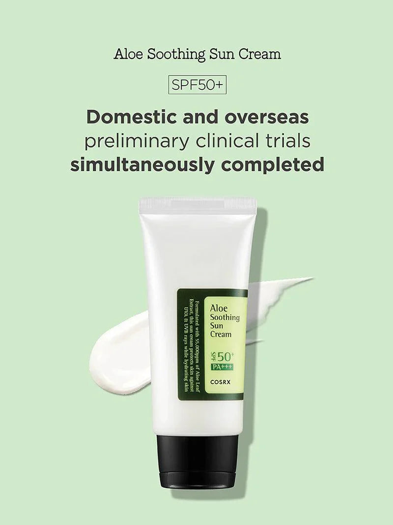 Aloe soothing sun cream SPF50 PA+++ 50ml