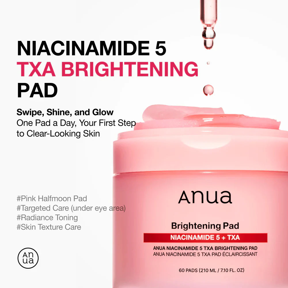 Niacinamide 5 % + TXA Brightening Pad, 60 Pads