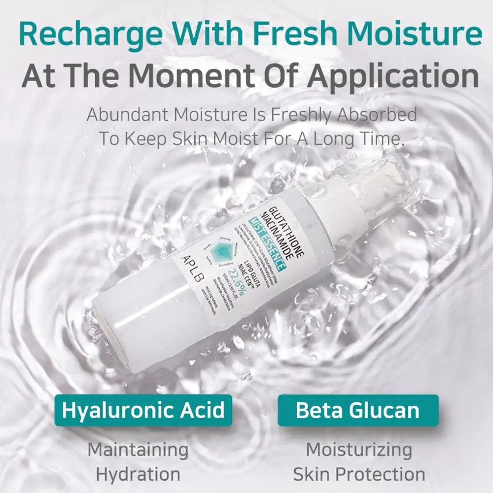 Glutathione Niacinamide Mist Essence, 105ml