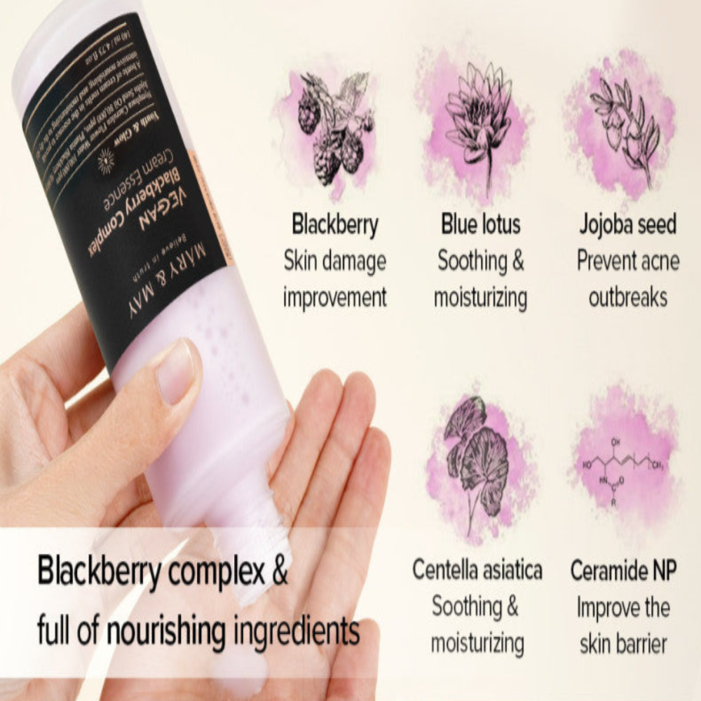 Vegan Blackberry Complex Cream Essence, 140ml