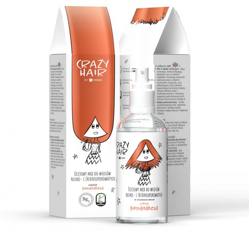 Hair oil for Low and Medium porosity Orange, 100ml