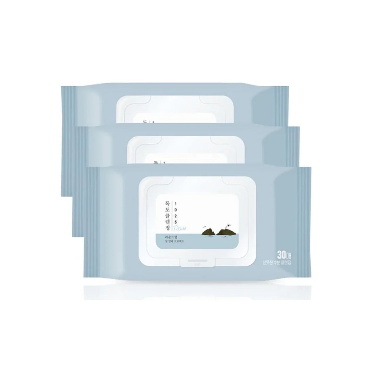 1025 Dokdo Cleansing Tissue, 30 Sheets