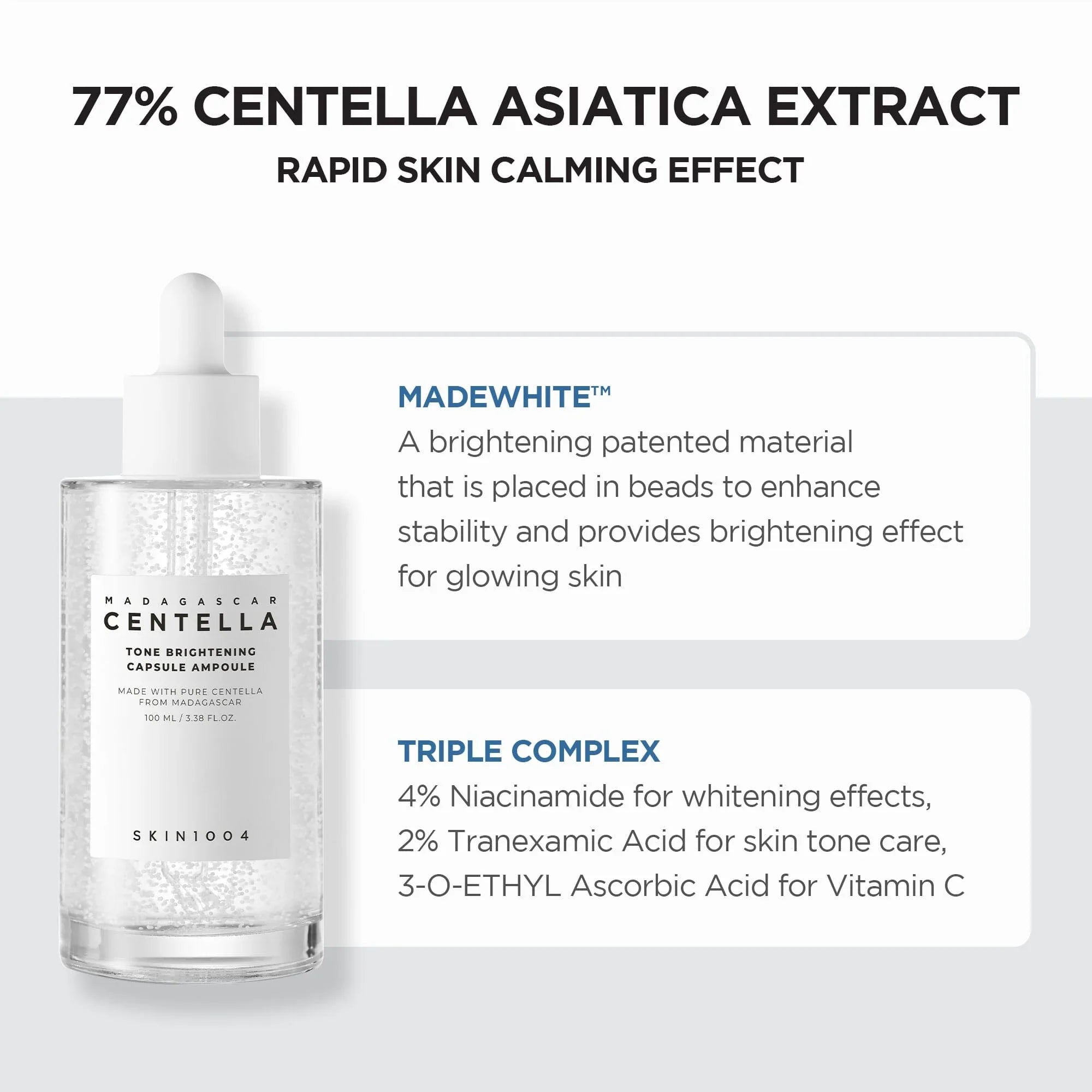 Madagascar Centella Tone Brightening Capsule Ampoule
