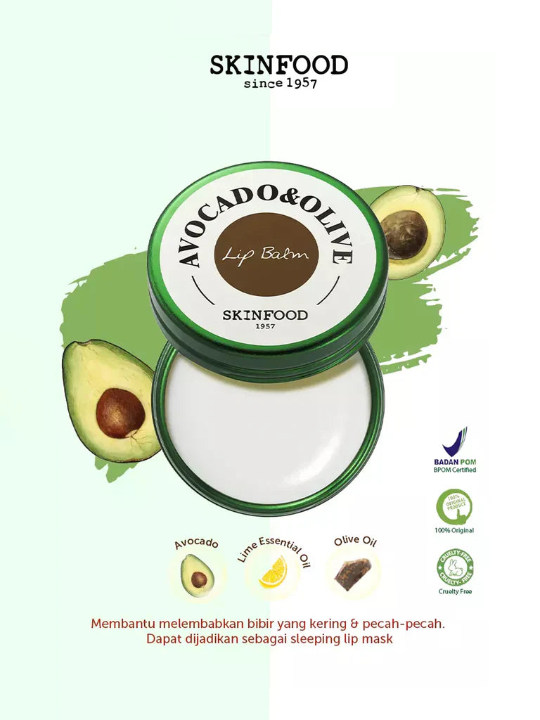 Avocado & Olive Lip Balm, 12g