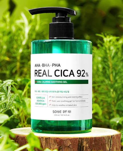 AHA, BHA, PHA Real Cica 92% Cool Calming Soothing Gel, 300ml