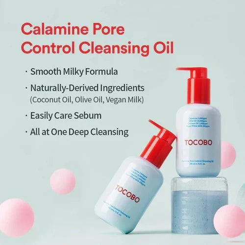 Calamine Pore Control Cleansing Oil, 200ml (TOCOBO)